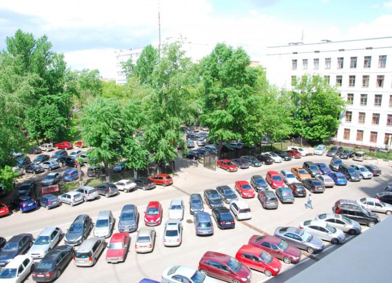 Рязанский: Вид паркинга